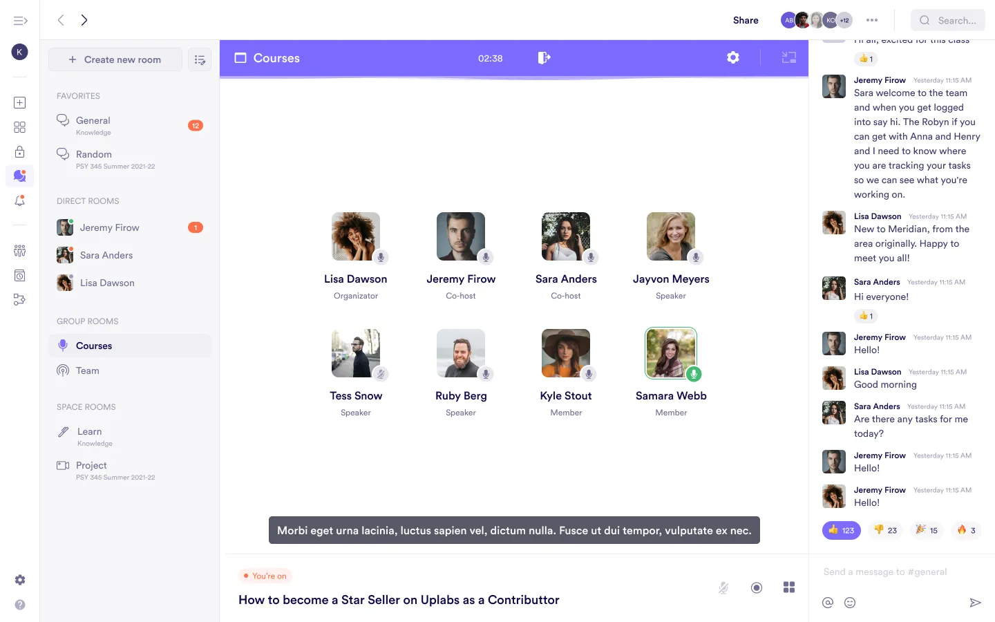 Active room presence