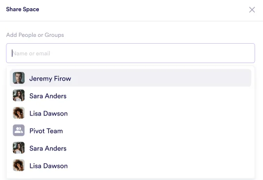 Sharing Space - Step 2