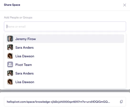 Sharing Space -
Step 3